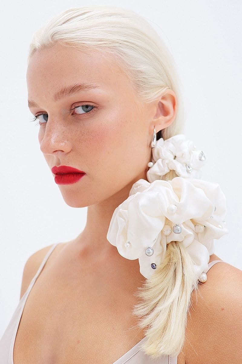 OTTILIE AND OCEANIA SILK SCRUNCHIE SET | Aethera | CULT MIA