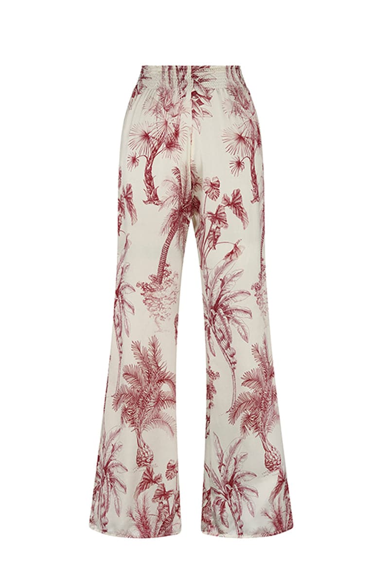 PROVENCE SATIN SILK PANTS | Aguaclara | CULT MIA