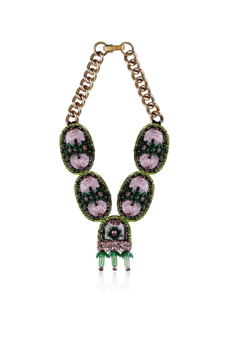 GREEN OCEANA NECKLACE | Aidan & Ice | CULT MIA