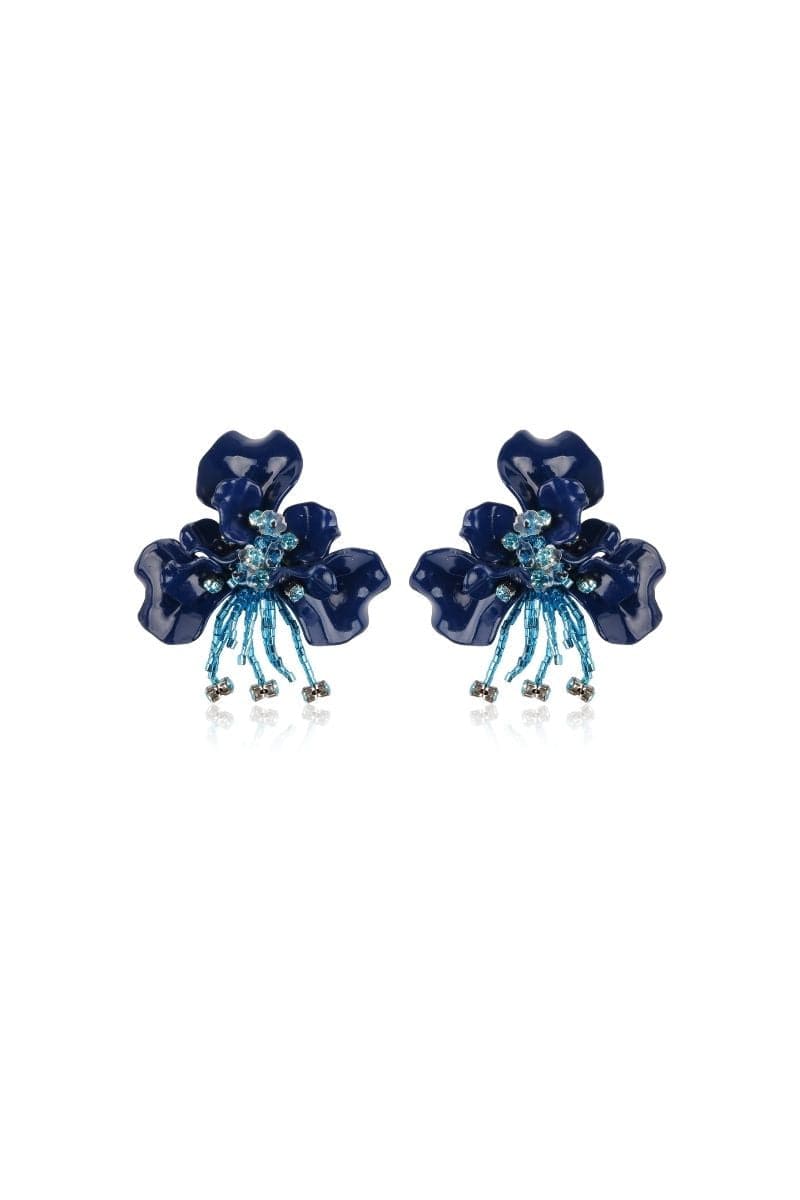NAVY GIANNA EARRINGS | Aidan & Ice | CULT MIA