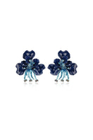 Navy Gianna earrings by Aidan & Ice featuring elegant blue dangle design for stylish accessory wear.