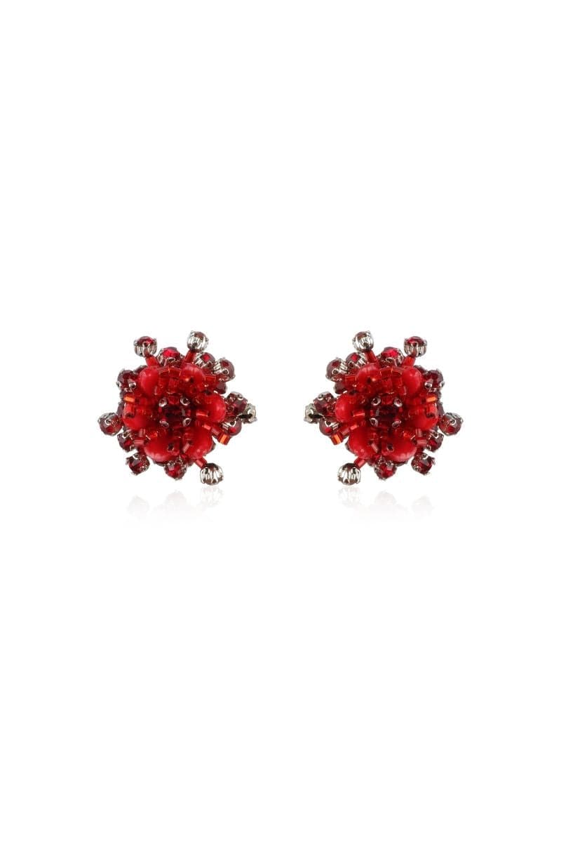 RED GELA EARRINGS | Aidan & Ice | CULT MIA