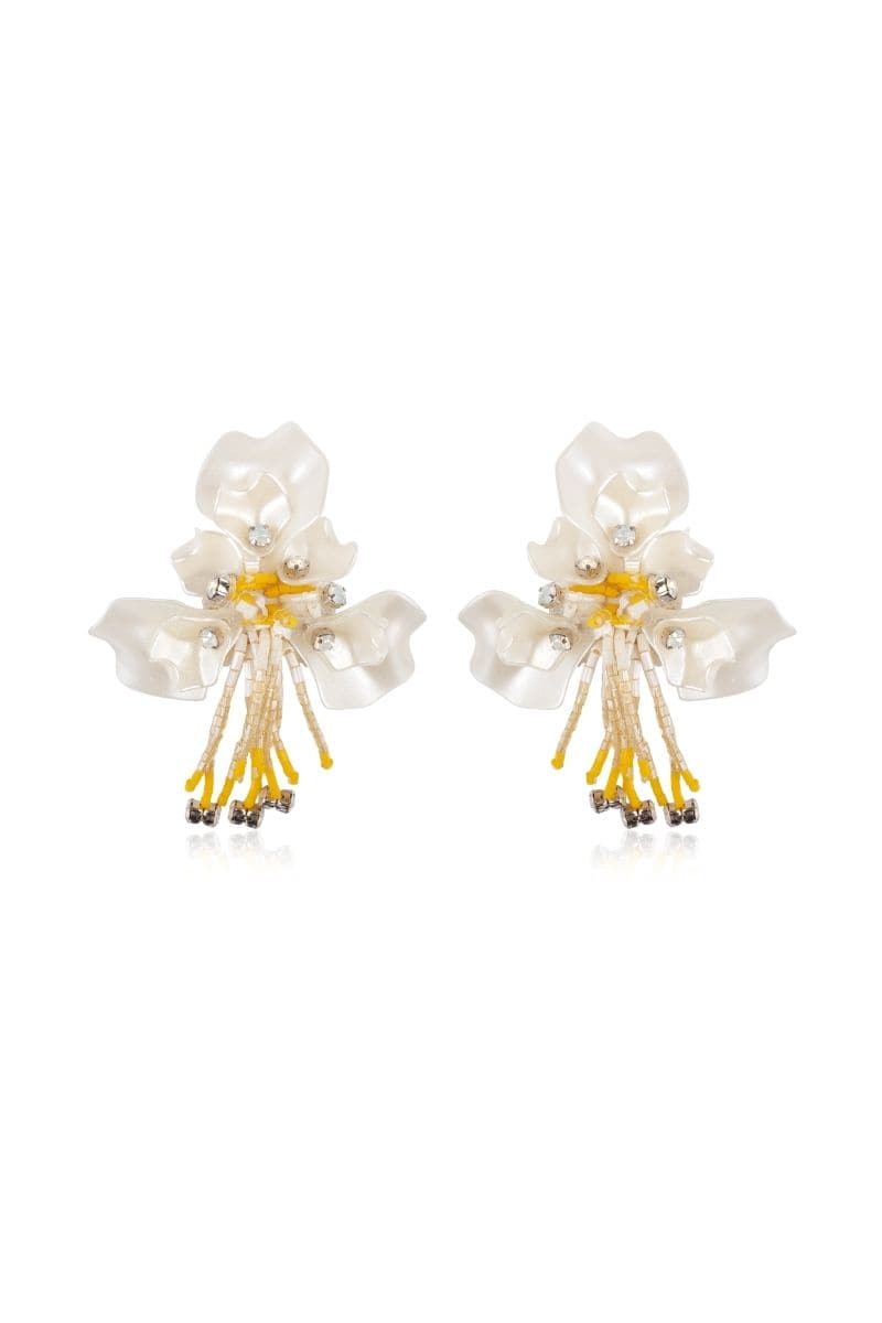 WHITE GIANNA EARRINGS | Aidan & Ice | CULT MIA