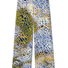 Amel Batita GIO MOUSSARD silk pants featuring a relaxed fit and elegant design, shown in a stylish, natural pose.