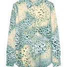 Creamy Moussard silk shirt by Amel Batita, featuring a smooth, elegant fabric and a classic shirt design.