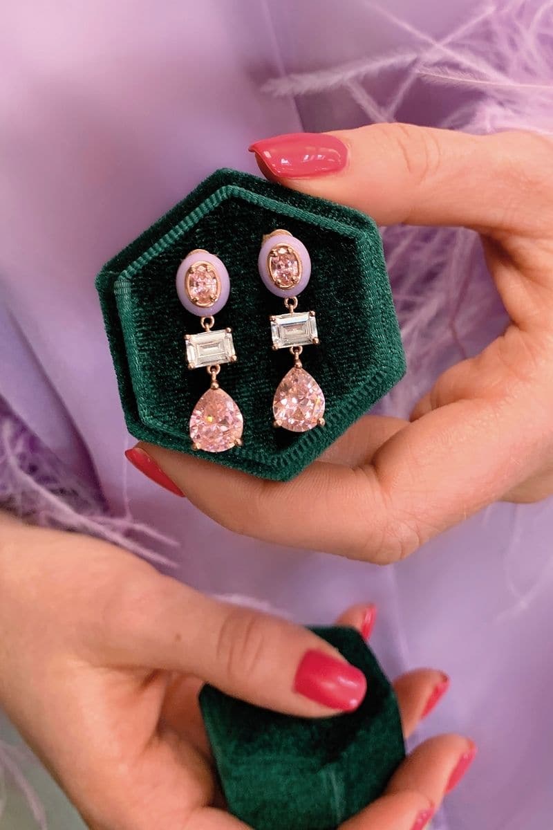 ROSE GOLD FRIDA EARRINGS | Amelia Scott | CULT MIA