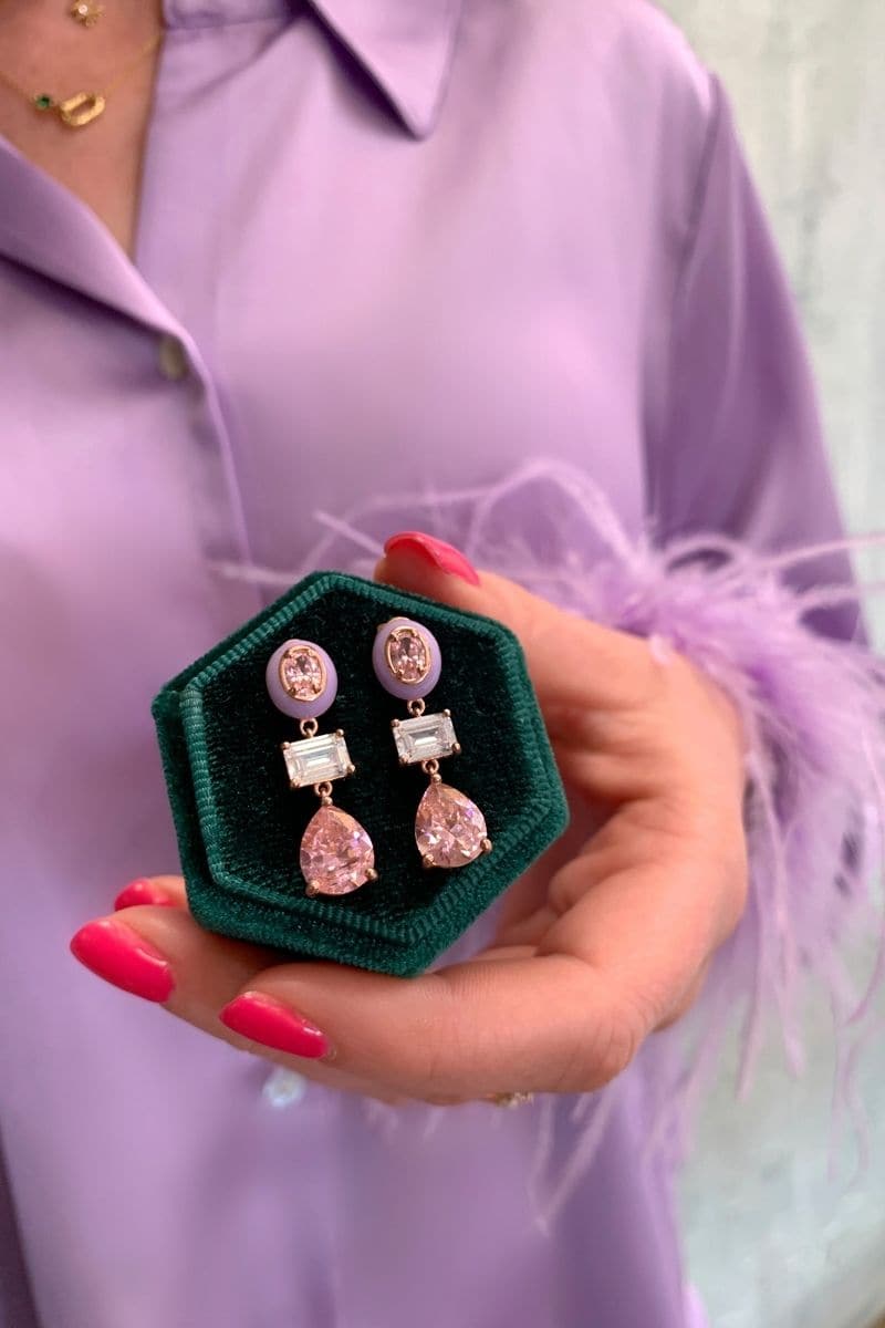 ROSE GOLD FRIDA EARRINGS | Amelia Scott | CULT MIA
