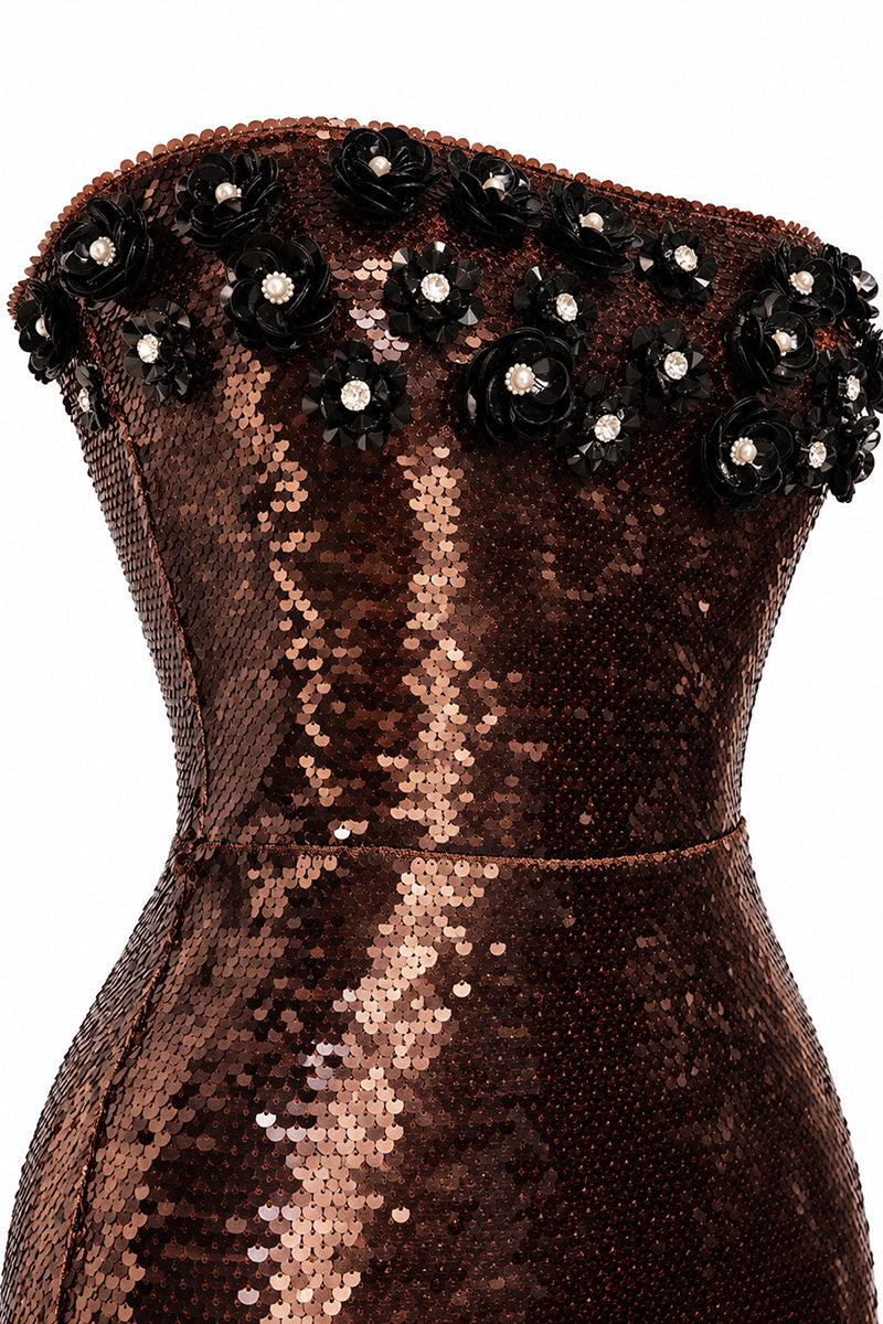 Urban Muse Asher maxi dress in brown, flowing gown with a relaxed fit and elegant design, perfect for casual or formal occasions.