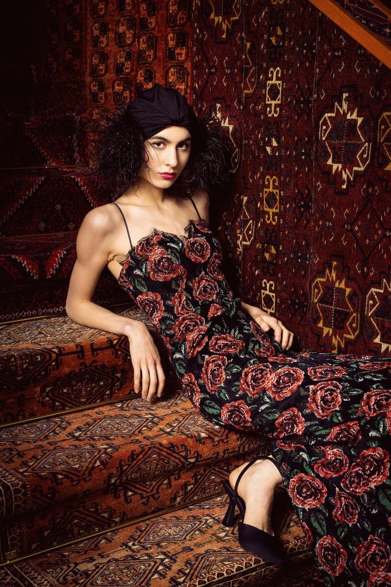 Nana Gotti ROSE CORDUROY MIDI DRESS | Cult Mia Nana Gotti ROSE CORDUROY MIDI DRESS | Cult Mia