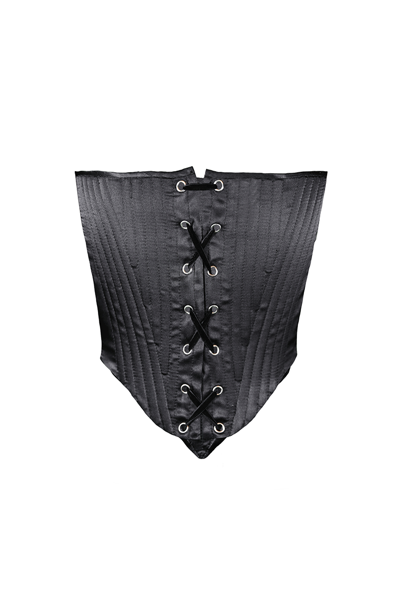 BAROQUE CORSET IN MIDNIGHT - CULT MIA