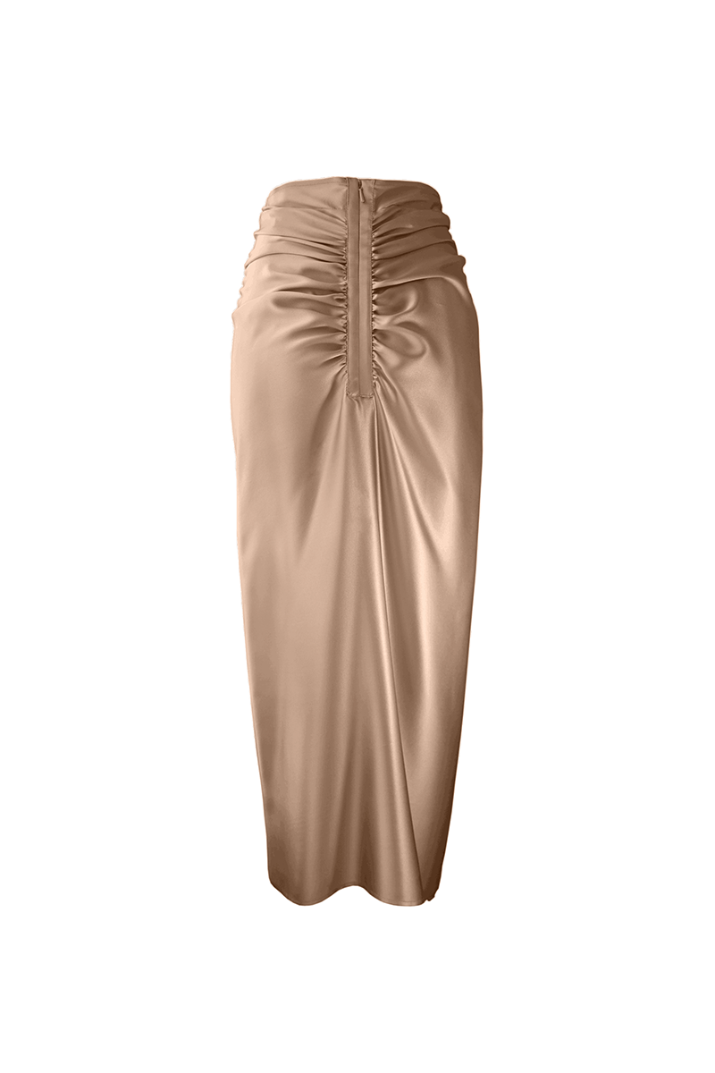 CHAMPAGNE TWO-PIECE TWIST SET - CULT MIA