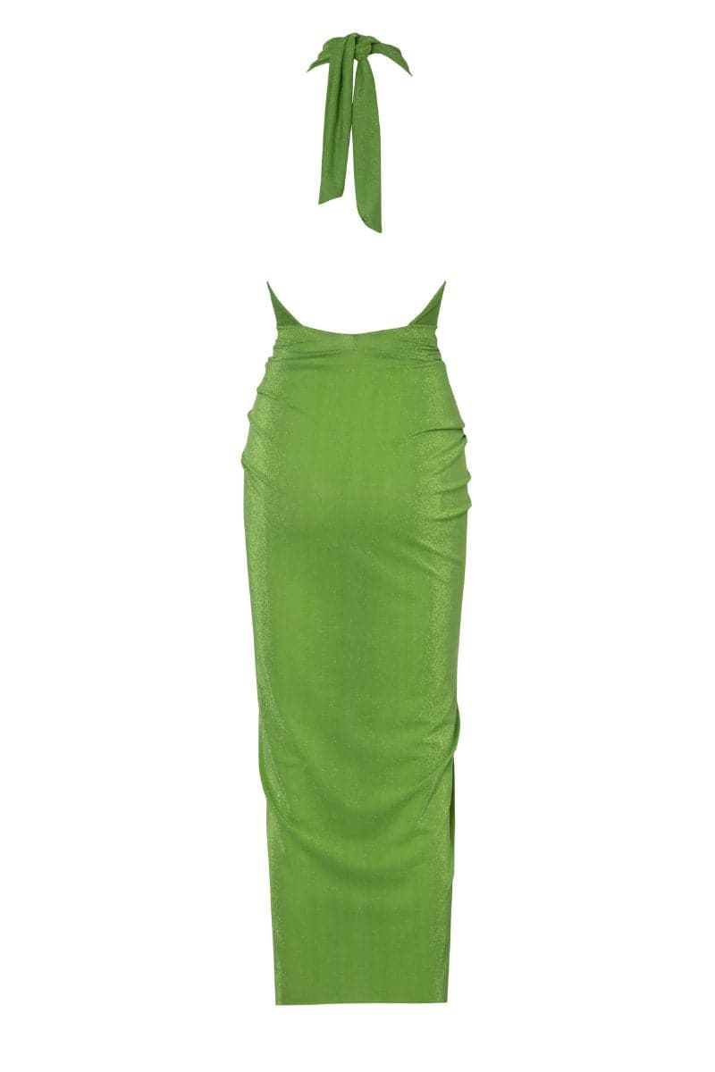 CANDI KENA HIGH-NECK TWIST MAXI DRESS | Baobab | CULT MIA