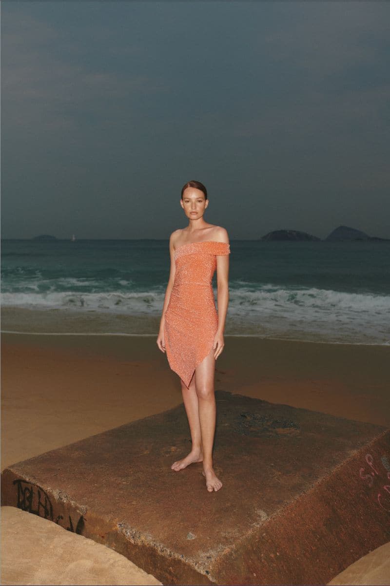 MANDARINE GOA STRAPLESS MINI DRESS | Baobab | CULT MIA