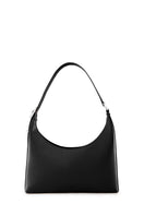 Black behno New York Danny Flatiron Bag Nappa shoulder bag with sleek design and smooth leather finish.