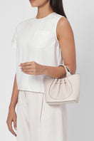 Behno New York Katrina Mini Tote Pebble in Pumice, a stylish shoulder bag featuring pebble leather and sleek design.