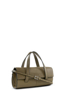 Behno New York Michelle mini crossbody bag in nappa palm leather with top handle and sleek design.