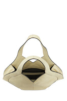 Behno New York Safra Tote Pebble in Mojave, a stylish shoulder bag with textured pebble leather in warm Mojave color.
