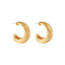 Ben Amun Gold Rosabella Hoop Earrings, stylish gold earrings with a sleek hoop design, perfect for elegant accessories.