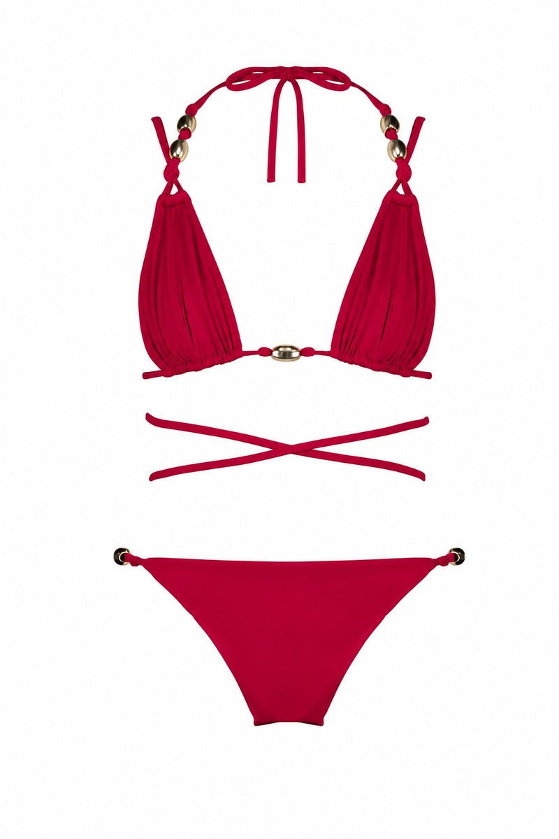 APRICATE BIKINI SET BURGUNDY