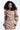 BEIGE FAUX LEATHER CROPPED BLAZER | Blikvanger | CULT MIA