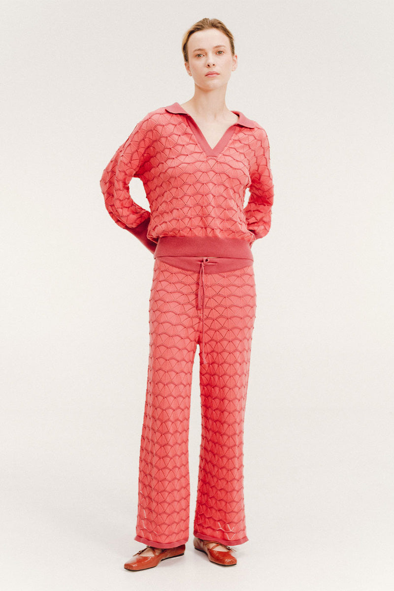Vorn Design Bromelia set in blossom co-ords featuring vibrant floral pattern and comfortable fabric, perfect for stylish casual wear.