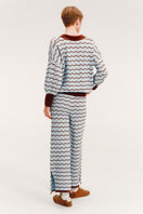 Vorn Design Bromelia Set in Iceberg co-ords featuring a stylish matching top and pants in a vibrant pattern.