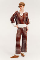 Vorn Design BROMELIA taupe co-ord set with matching top and pants, stylish and comfortable for casual wear.