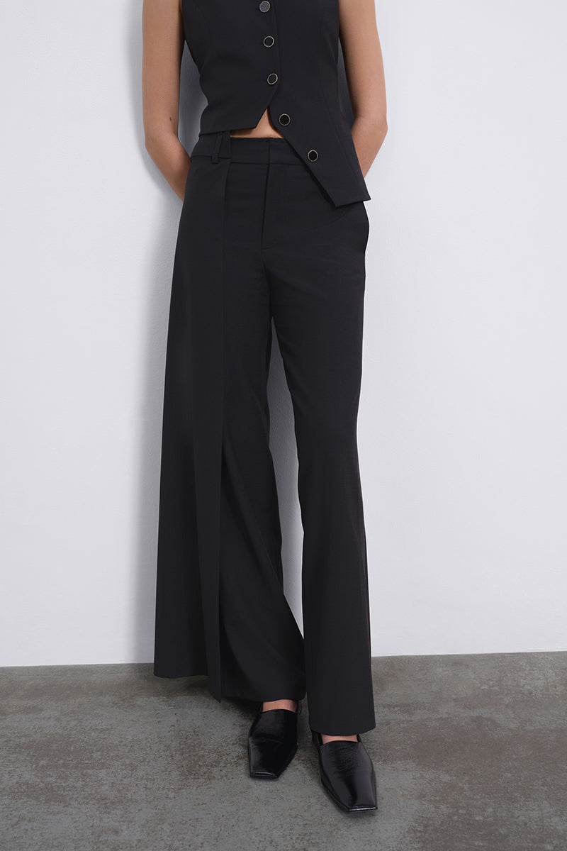 CALIN OVERLAY TROUSERS IN BLACK
