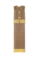 Vorn Design Camaria co-ords set in sand color, featuring a stylish matching top and pants, perfect for casual wear.