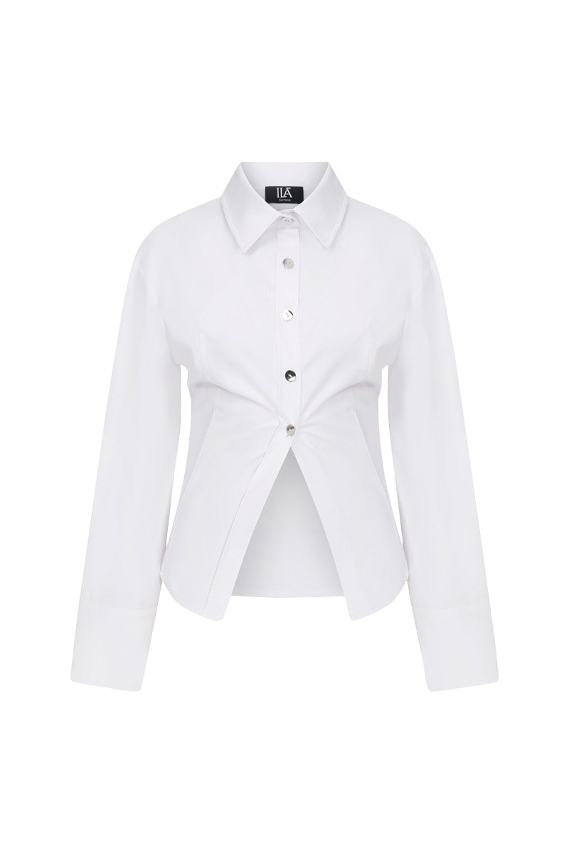 CARA CORSET DETAILED SHIRT