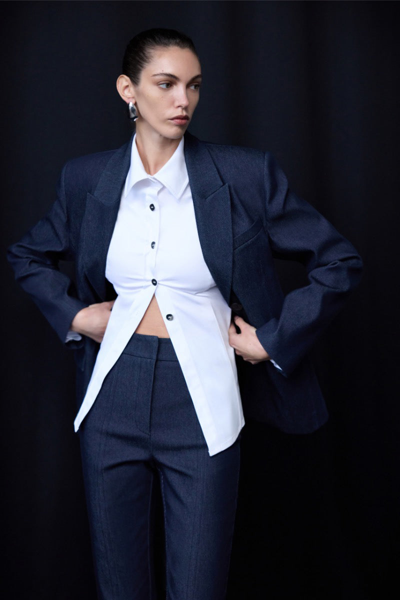 CARA CORSET DETAILED SHIRT