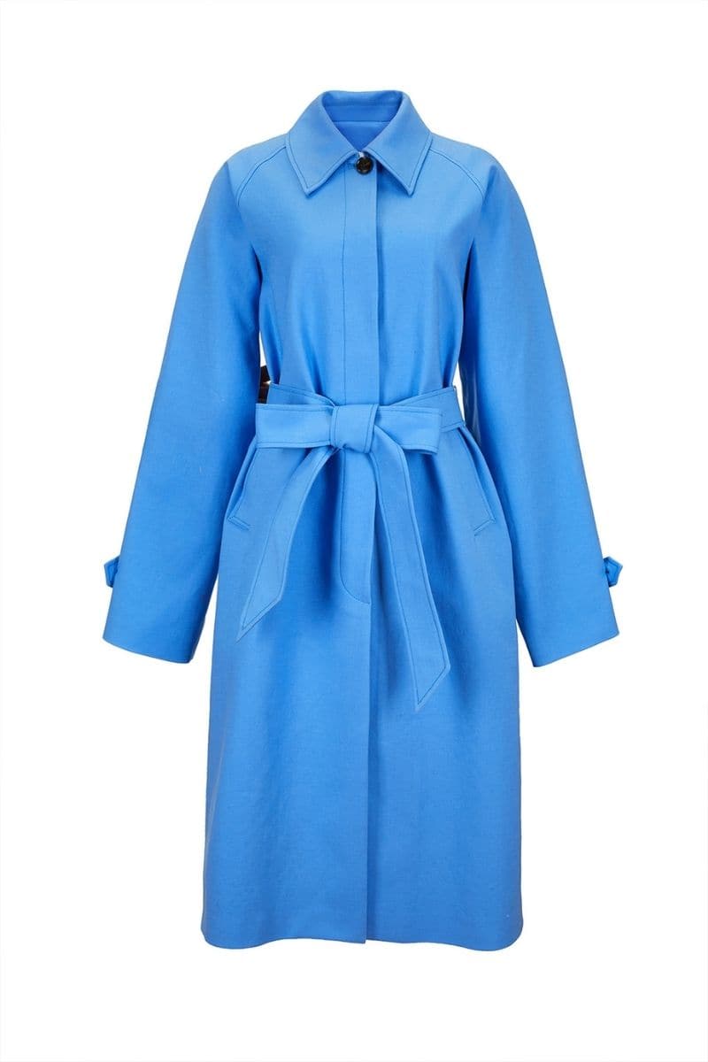 BLUE TRENCH COAT | Chictopia | CULT MIA