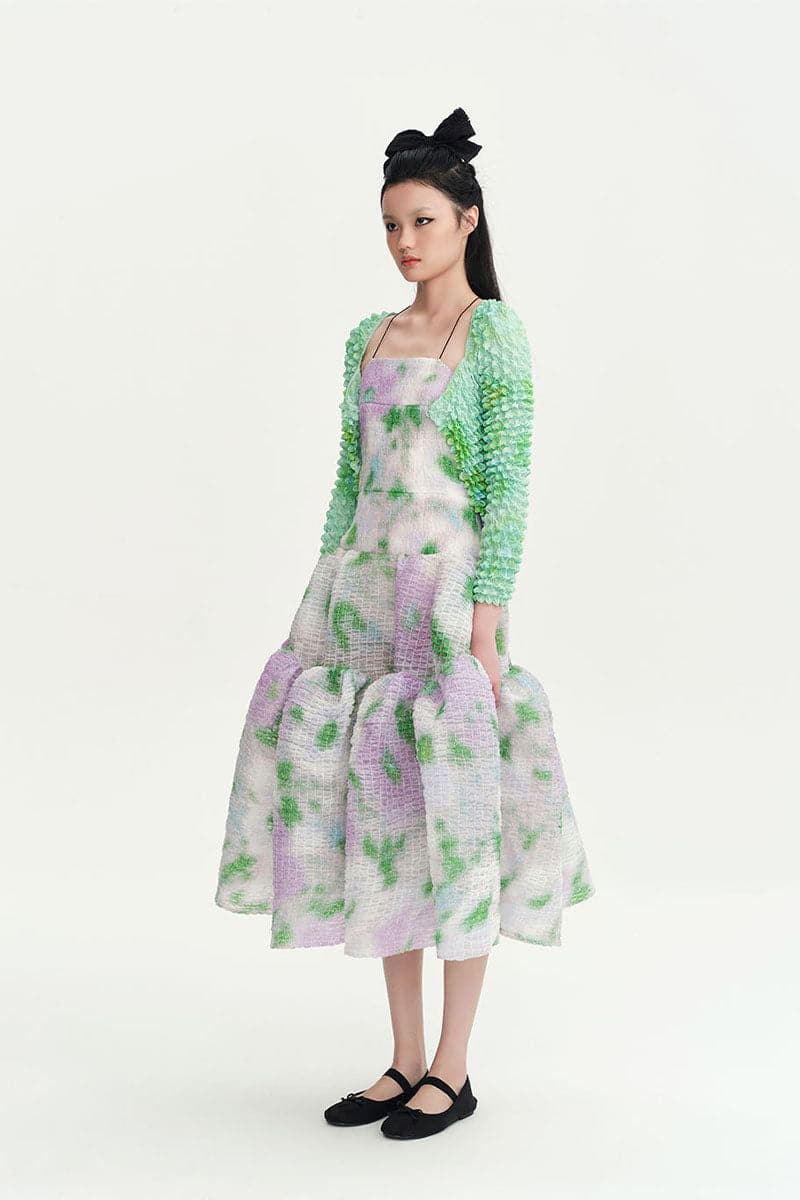 GREEN FLORAL PRINT CLARA TOP | Chictopia | CULT MIA