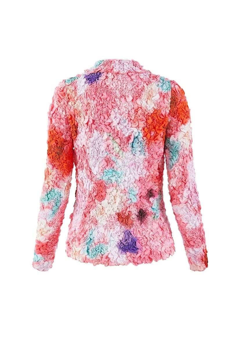PINK FLORAL SMOCKED SHIRT | Chictopia | CULT MIA