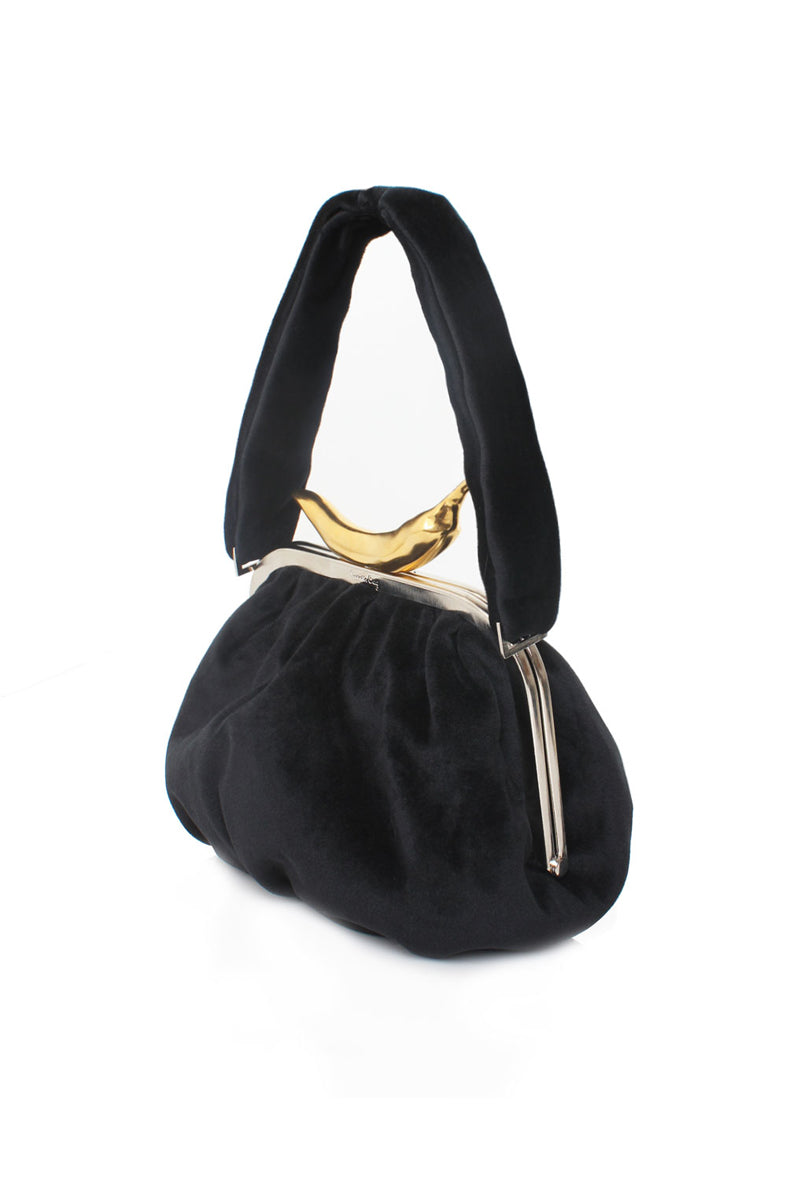 CHILI ON BLACK VELVET BELLA HANDBAG - CULT MIA