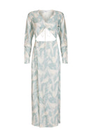 Nara Niro Christie cut-out floral maxi dress featuring a vibrant floral pattern and stylish cut-out details.