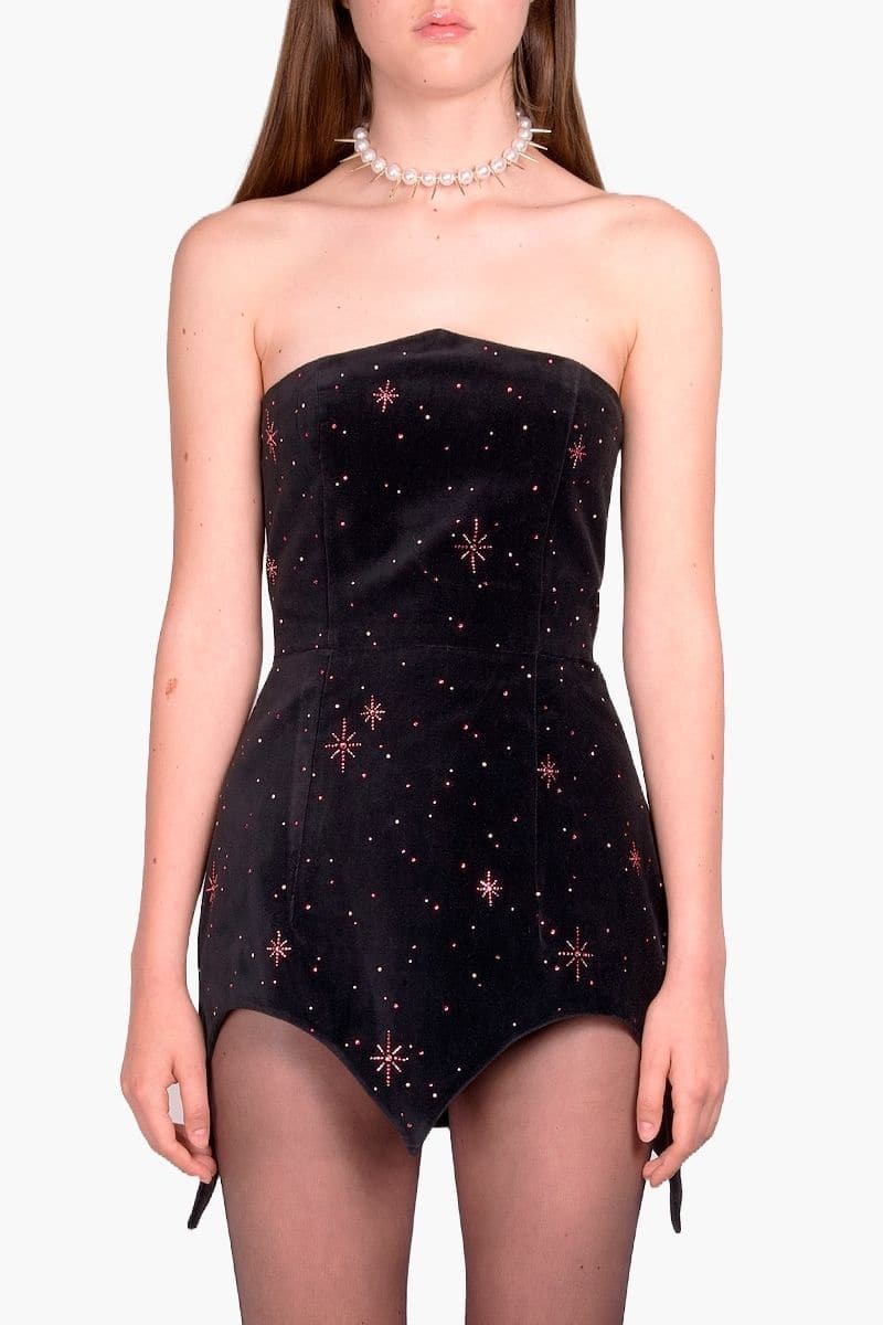 CRYSTAL STARRY NIGHT MINI DRESS | Compte Spain | CULT MIA
