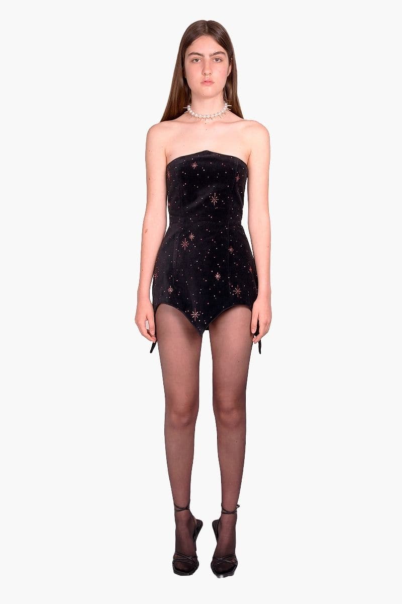 CRYSTAL STARRY NIGHT MINI DRESS | Compte Spain | CULT MIA