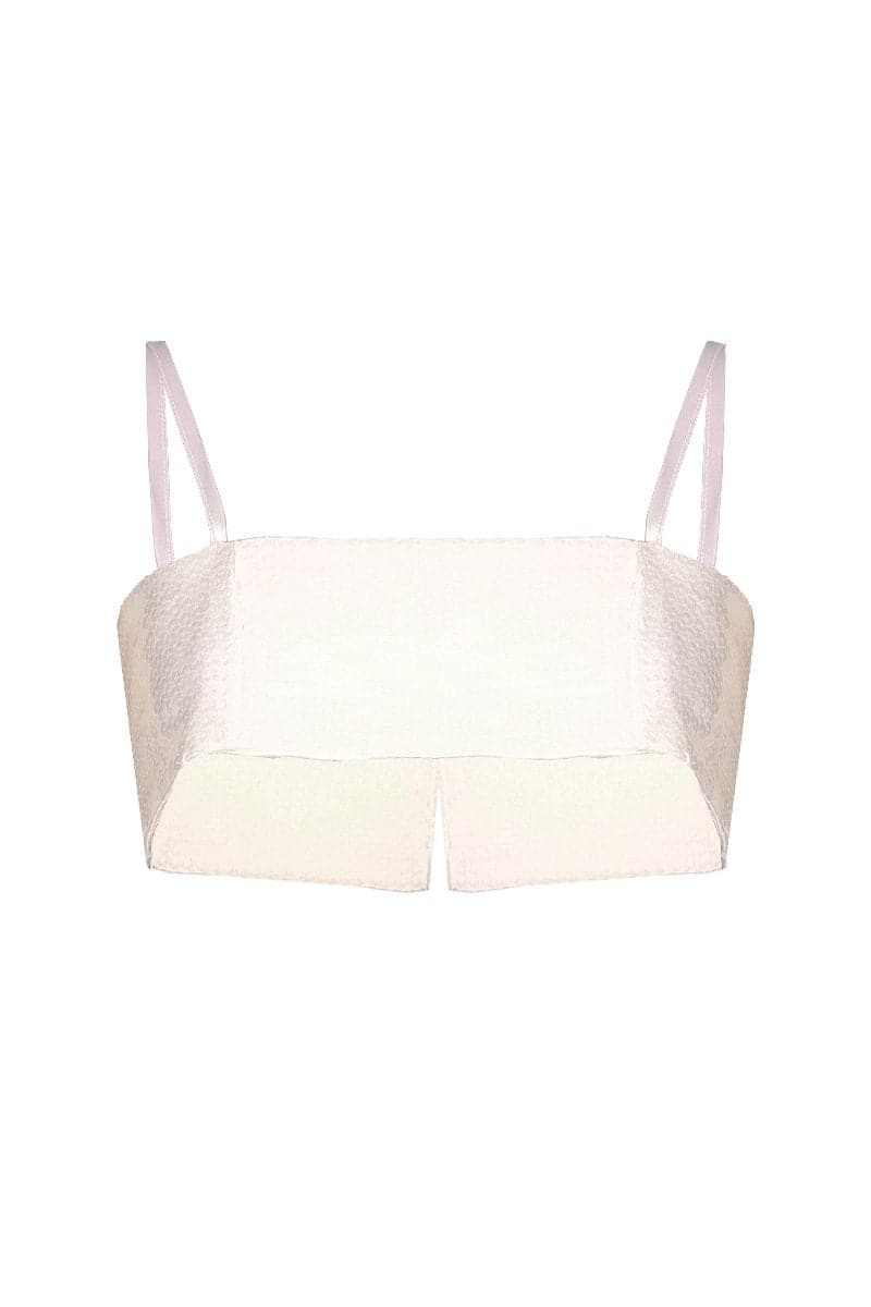 IVORY SEQUINS CROP TOP | Compte Spain | CULT MIA