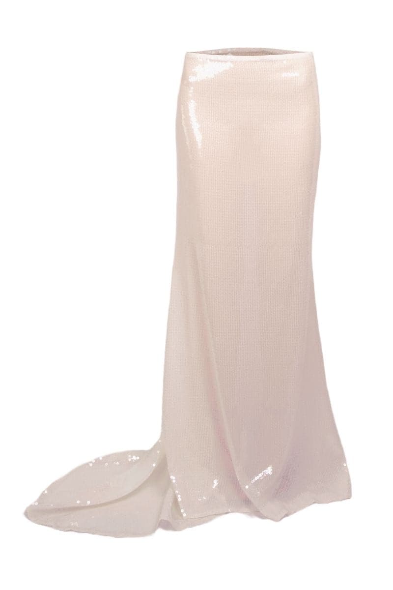 IVORY SEQUINS LONG SKIRT | Compte Spain | CULT MIA