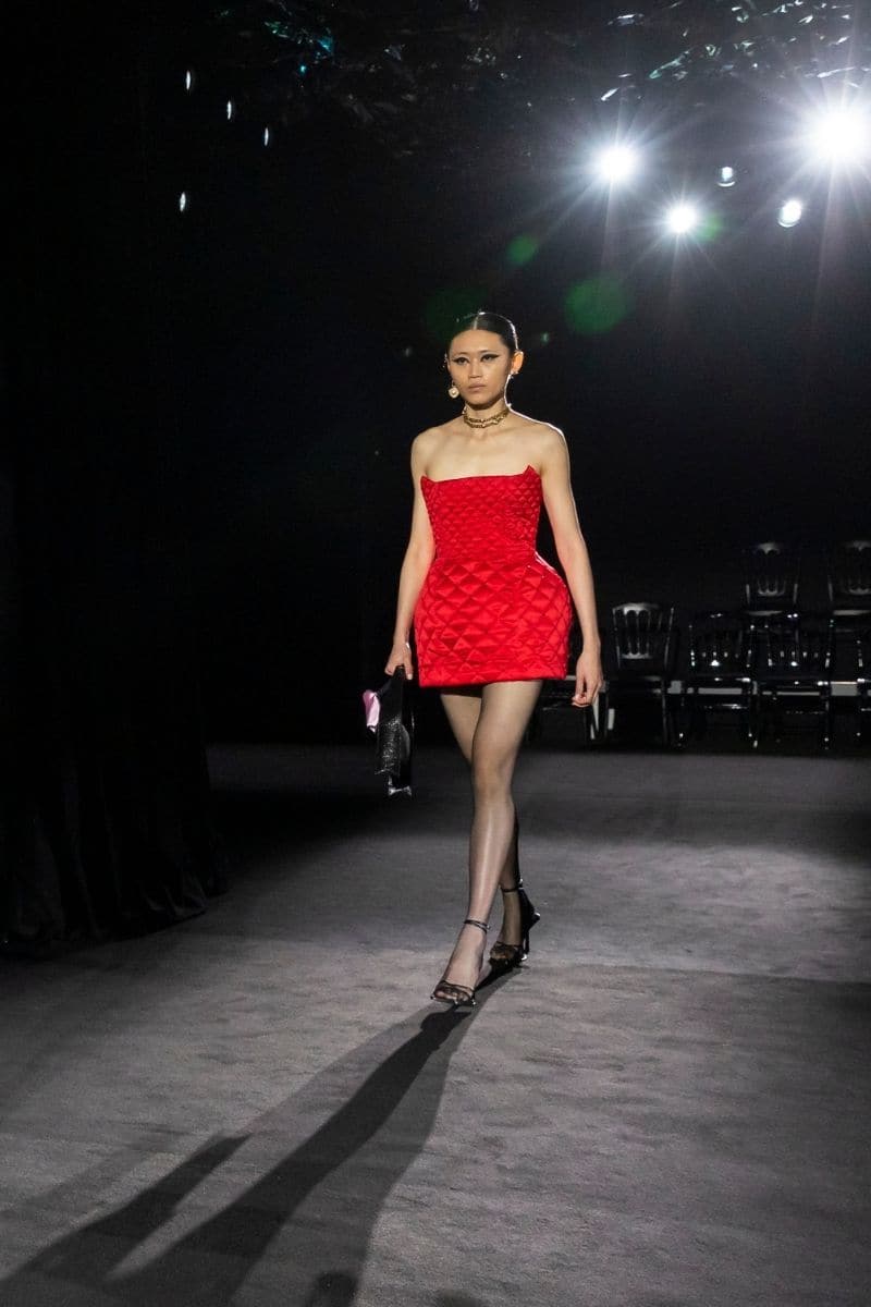RED QUILTED MINI DRESS | Compte Spain | CULT MIA