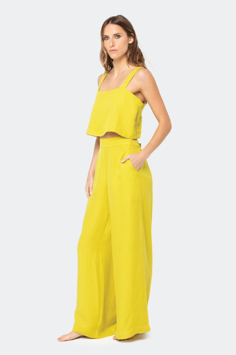 SERENGETI CITRON CROP TOP - CULT MIA