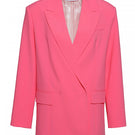 Pink blazer from AGGI by Halewski's Petra Barbie collection, featuring a tailored fit and stylish design.
