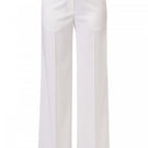 Off-white pants by AGGI by HALEWSKI, featuring a stylish fit and modern design, shown on a model in a casual setting.