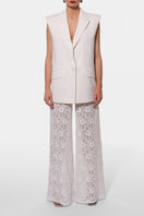Off-white Ursula vest by AGGI by Halewski, stylish sleeveless top with clean design and modern silhouette.