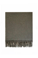 Aethera Serene Lambswool Shawl in Celadon, soft and cozy scarf with delicate texture, draped elegantly for a stylish look.