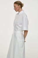 BlueDottle shirt by DELEGAN, men's casual button-up shirt with a classic fit and long sleeves, shown in a relaxed style.