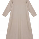 Shatha Essa crystal embellished collar detail maxi dress, elegant formal evening gown with intricate beadwork and flowing fabric.