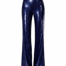 A pair of blue Zaya pants by Aquarel Studio, featuring a relaxed fit with a comfortable waistband and tapered legs.