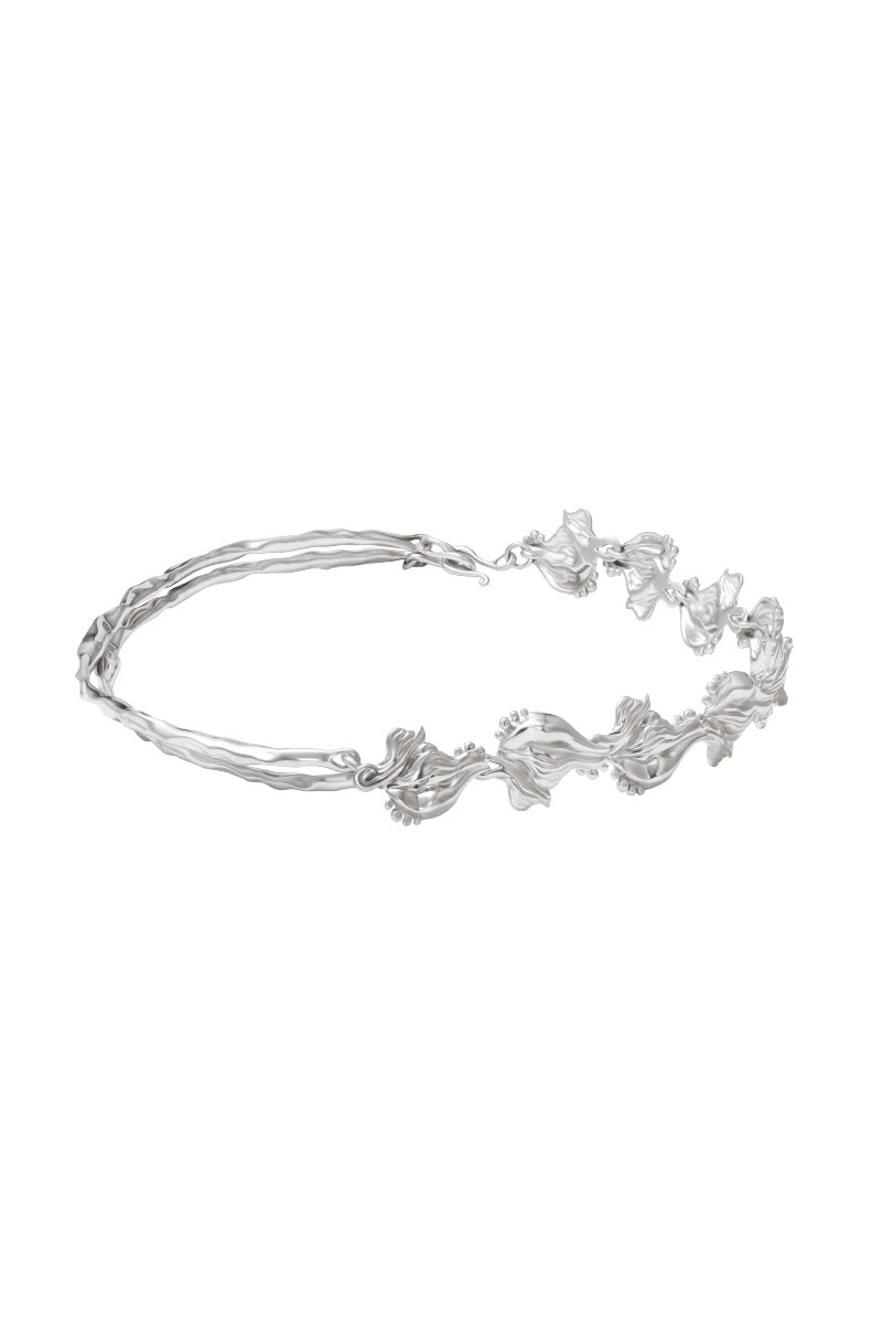 DOS AMORES NECKLACE IN SILVER - CULT MIA